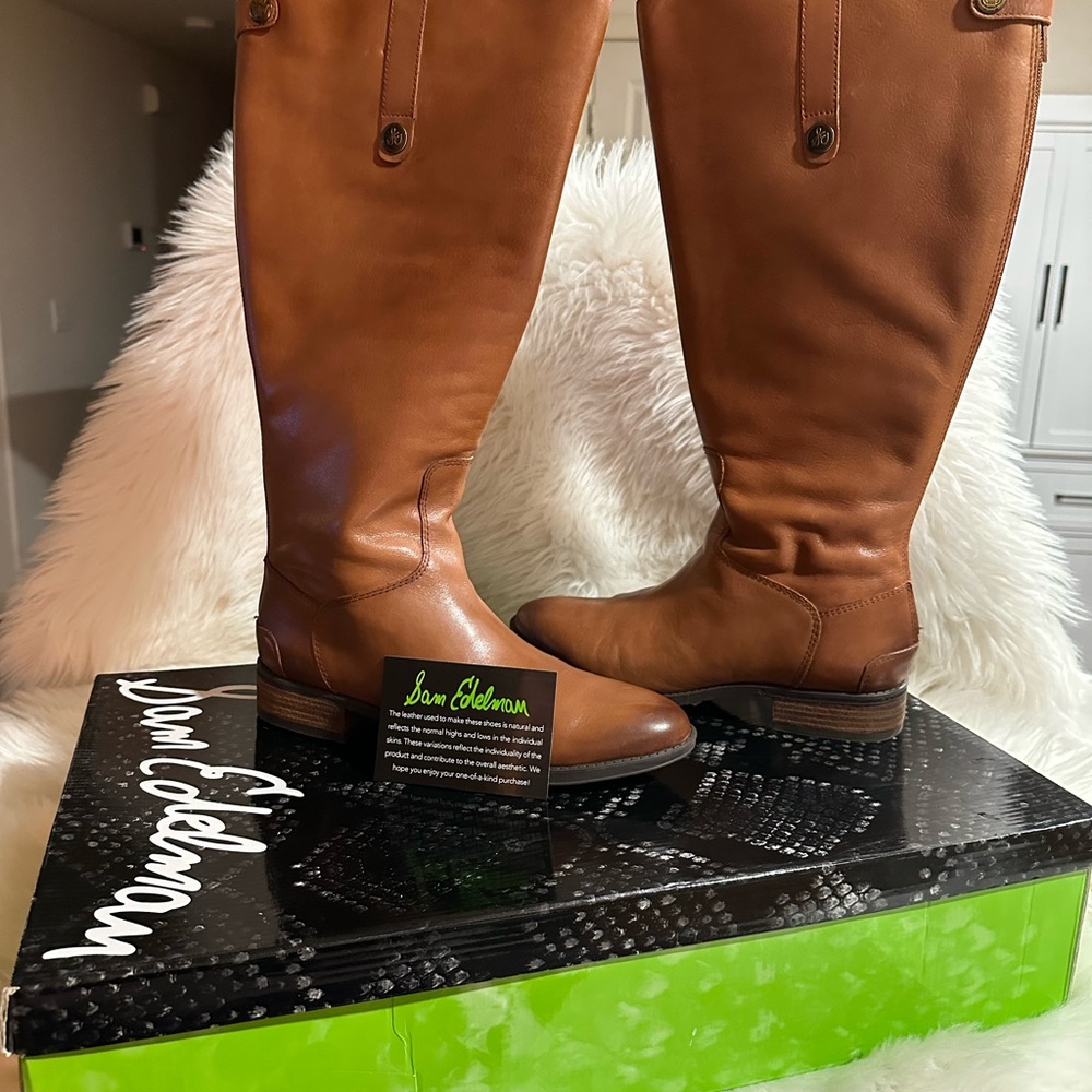 🍄Sam Edelman Nearly New Women's Tan Leather Boots🍄